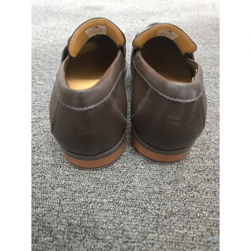 Men Tommy Hilfiger Yadil Loafer Slip On Shoes Dark Brown